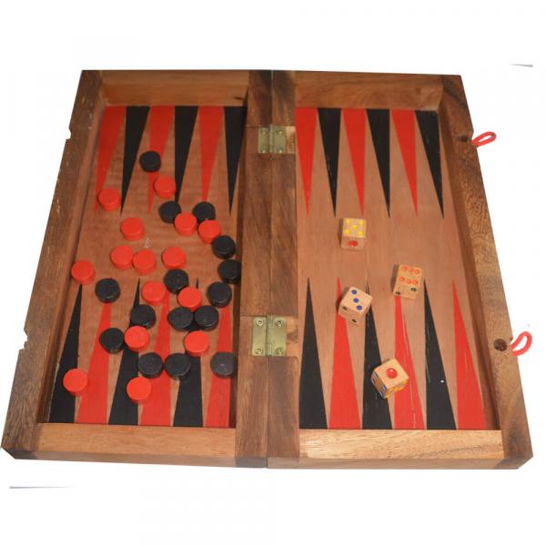 Holzspiele, Schach & Backgammon