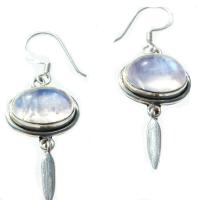 Ohrringe mit ´925 Silber und Mondstein