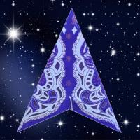 Leuchtstern Mali violett